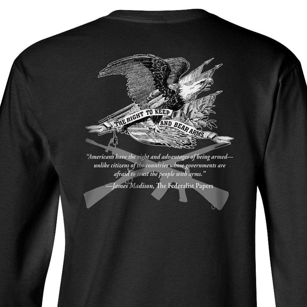 Right to Bear Arms Longsleeve T-Shirt - Black