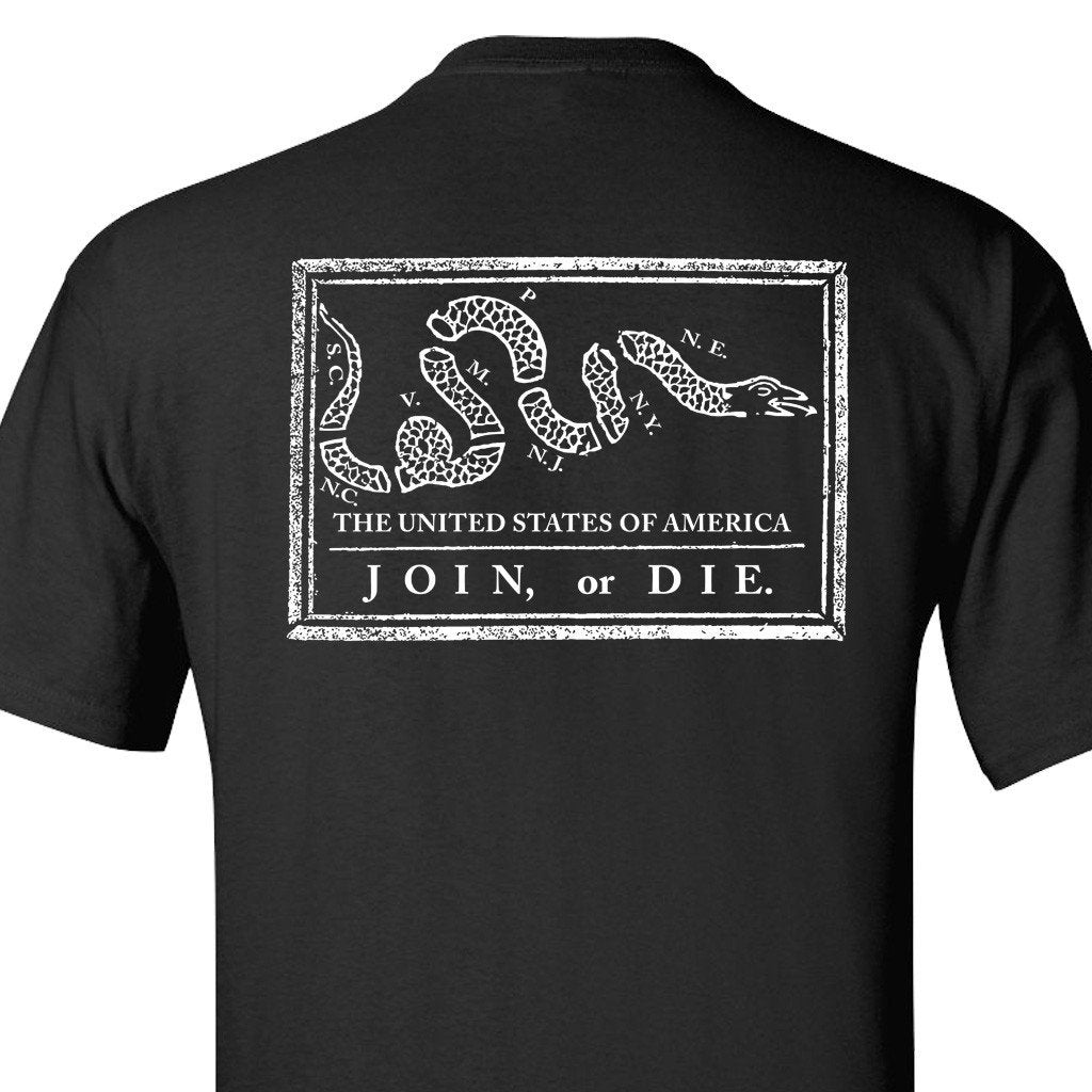 Black Join or Die T-Shirt