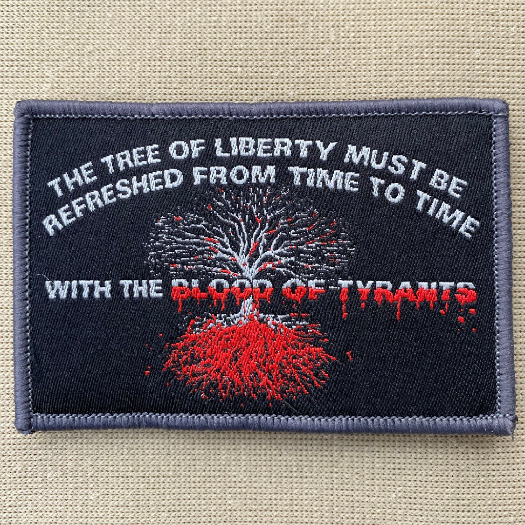 Blood Of Tyrants - Liberty Tree Tactical Patch - 2" x 3"