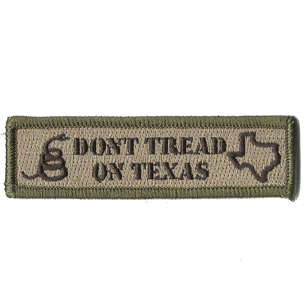 Dont Tread On Texas Tactical Flag Patch