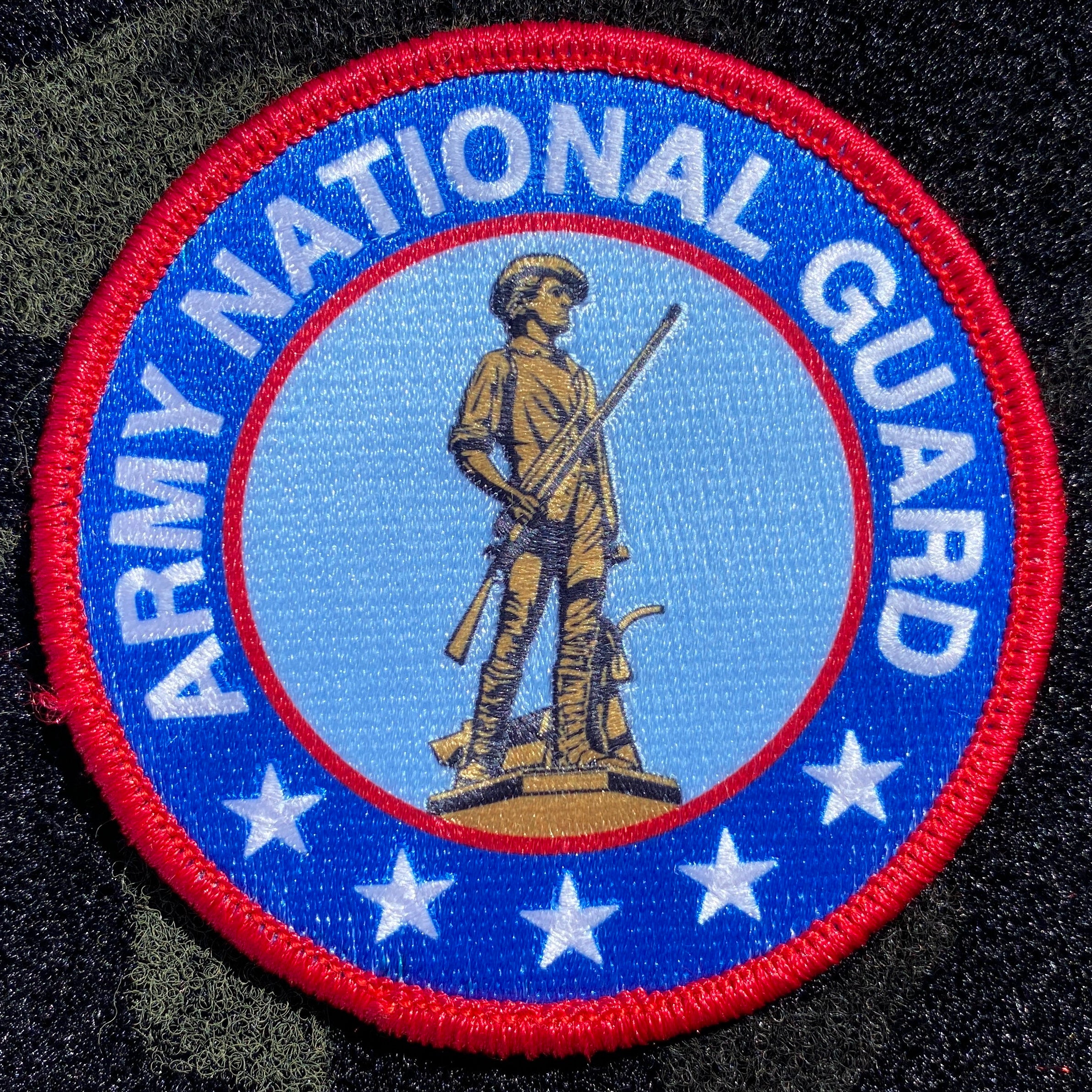3" Dia. Army National Guard Patch