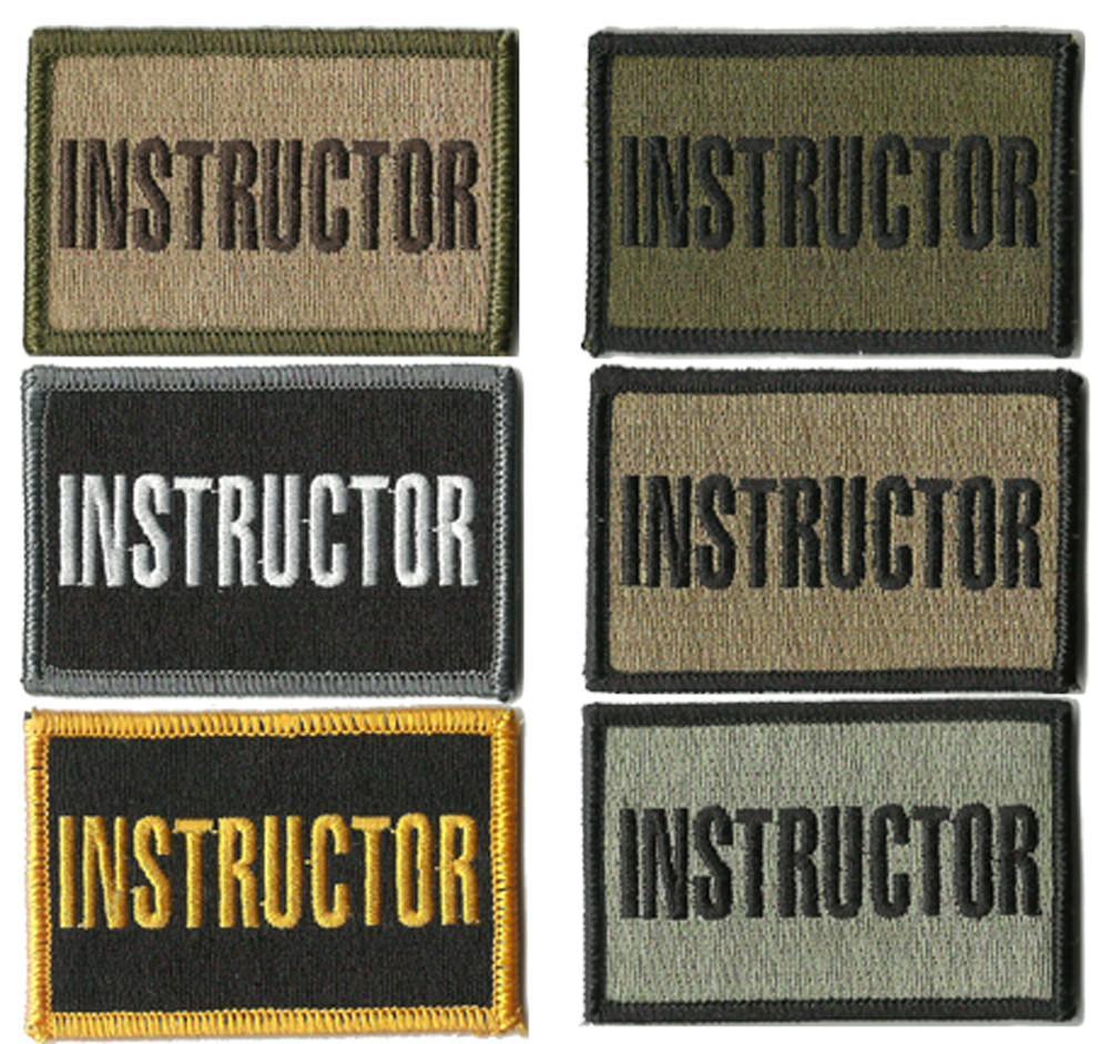 2"x3" Instructor Tactical Patch