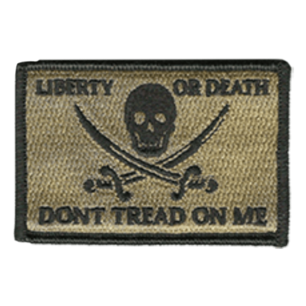 2"x3" Skull and Swords Calico Jack Tactical Patch