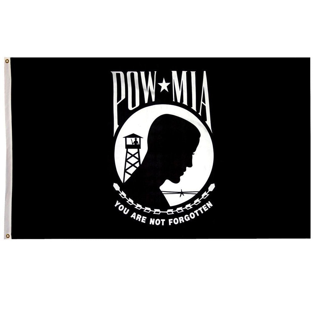 3x5 ft POW Double Sided Poly Flag