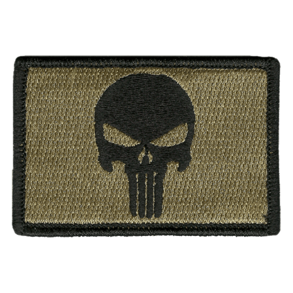 2"x3" Skull Tactical Patch