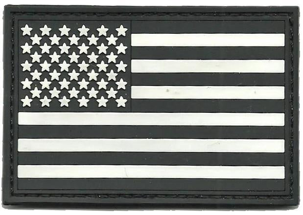 PVC 2"x3" USA FLAG PATCH for Tactical Cap