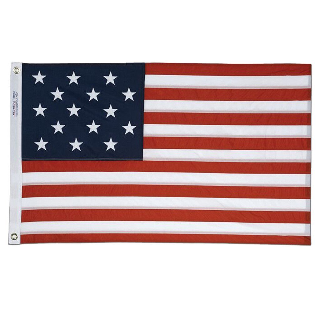 3x5 ft Star Spangled Banner Embroidered Nylon Flag - Annin Co.