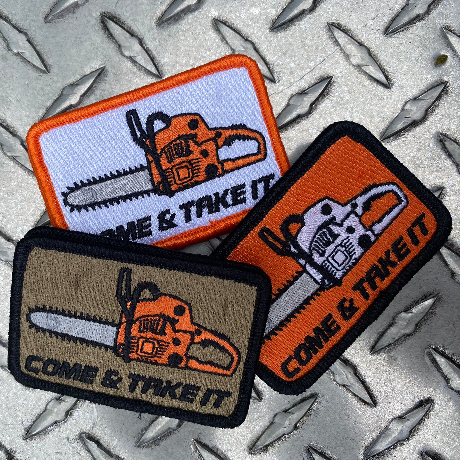 2"x3" Chainsaw Come and Take It Tactical Patch