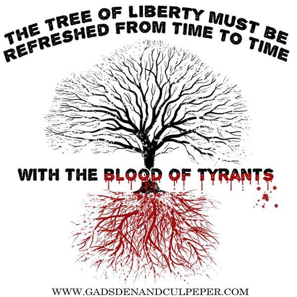 4"x4" Blood Of Tyrants Bumper Sticker