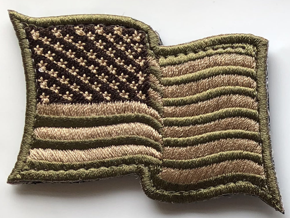 2x3" USA Waving Flag Patch