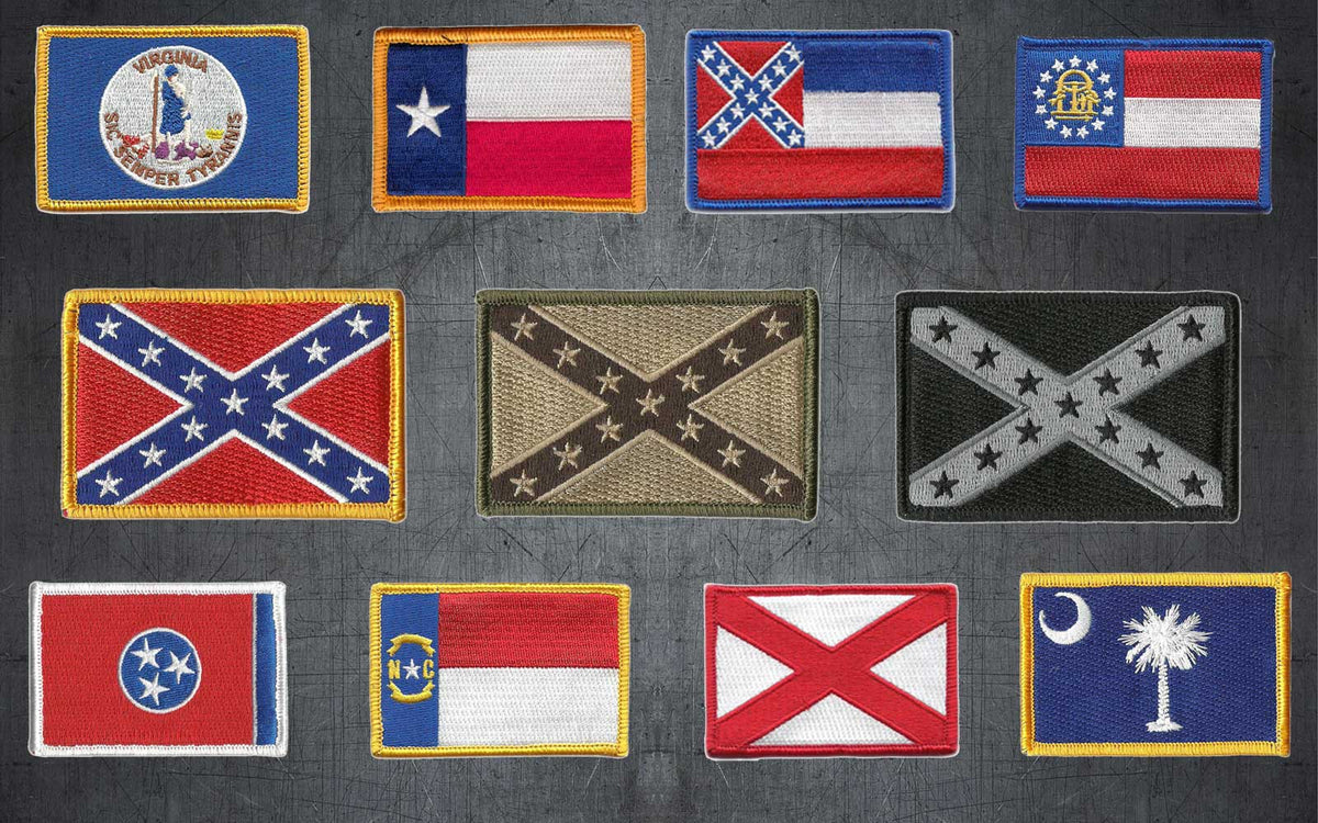 Confederate (Rebel) Flag 2 x 3 Velcro Patch - SciFi Geeks