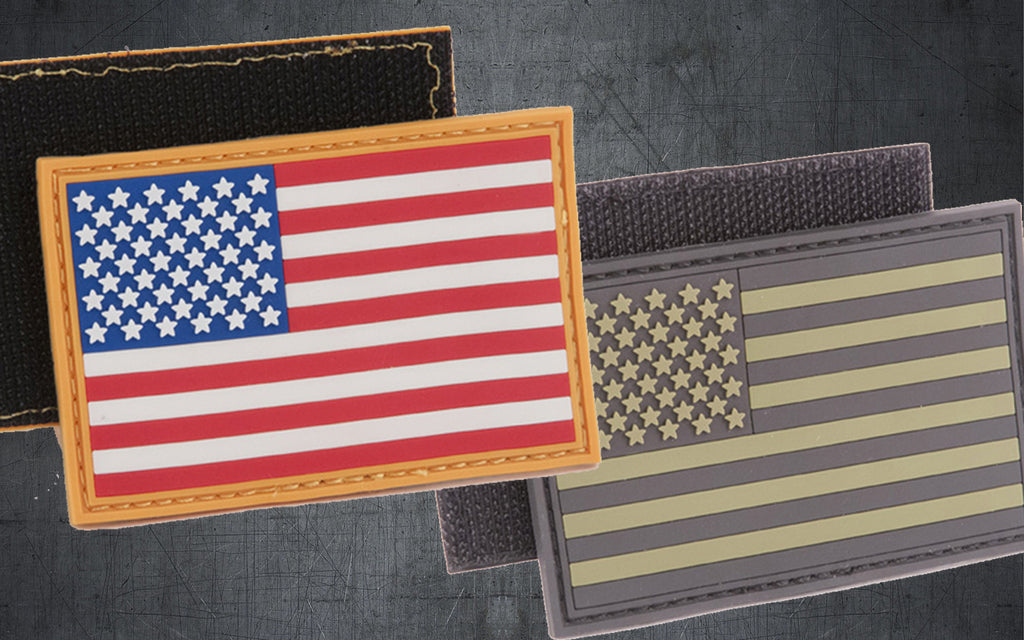 USA Flag Soldiers Story PVC patch - LA PATCHERIA