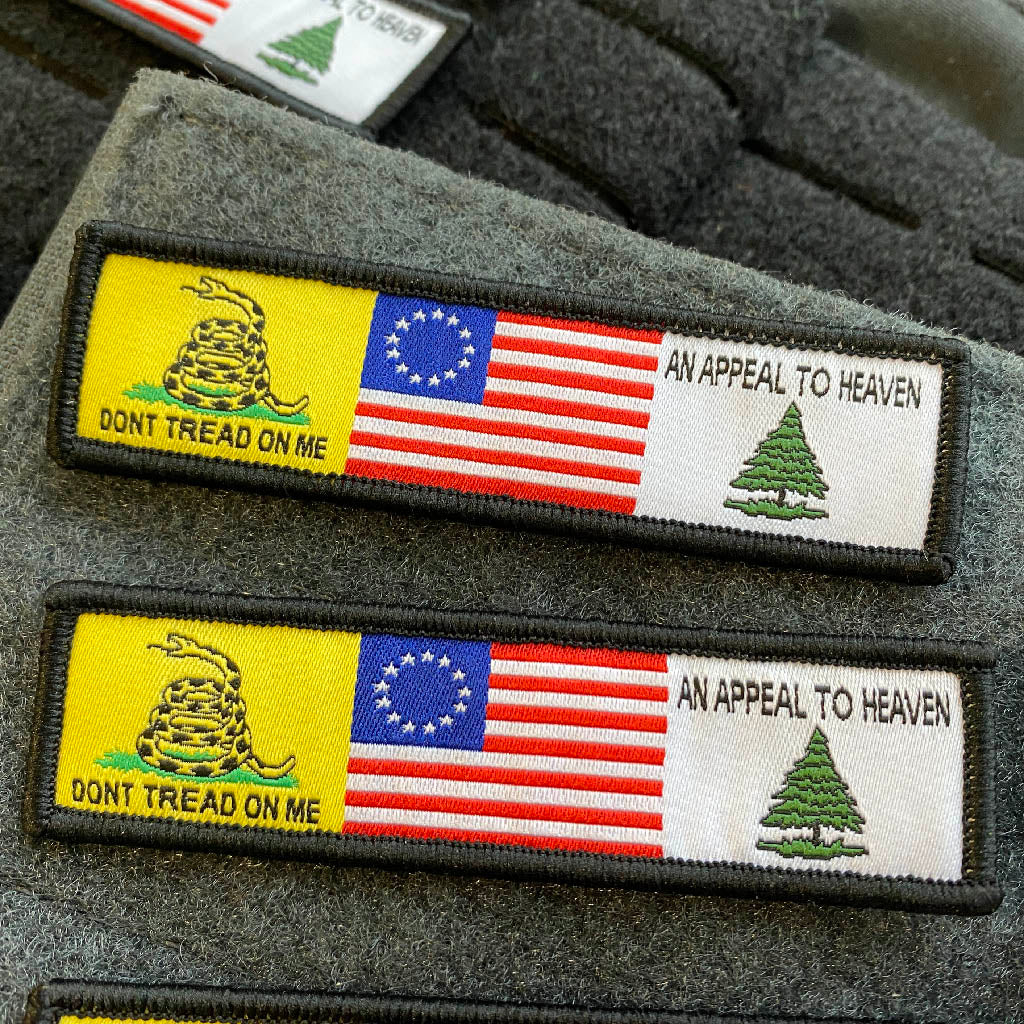 Three Flags Morale Patch - Gadsden Betsy Appeal — Gadsden and Culpeper