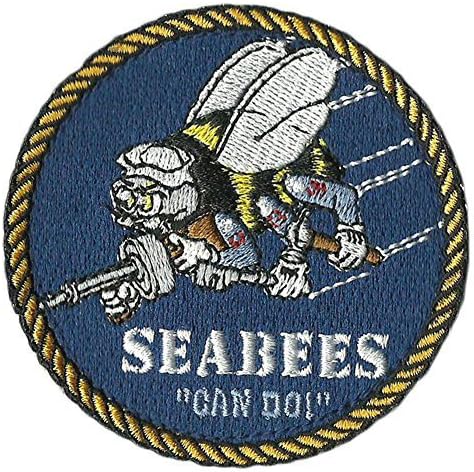 3" Dia. Seabees Tactical Patch
