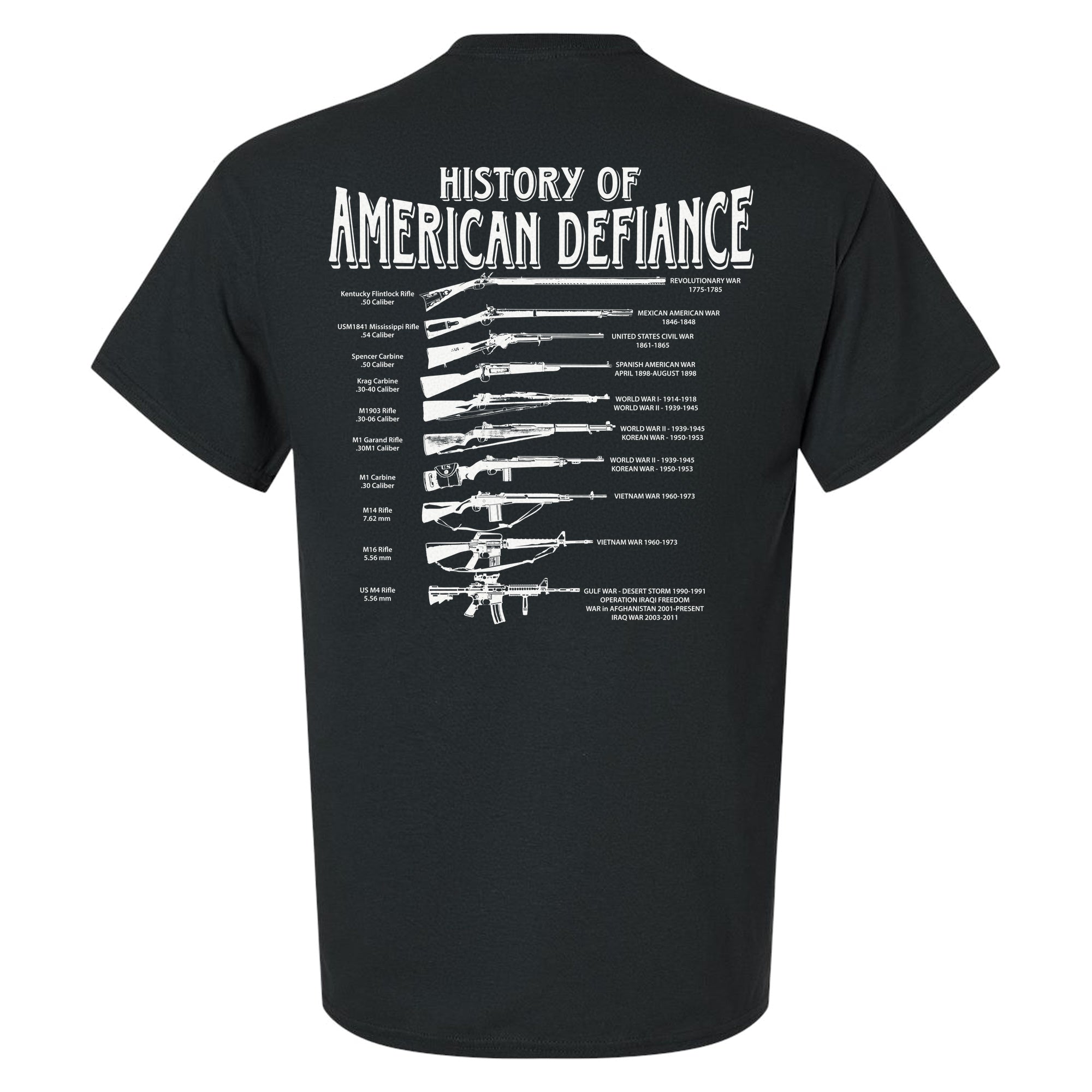 Historical Rifles T-Shirts - American Defiance