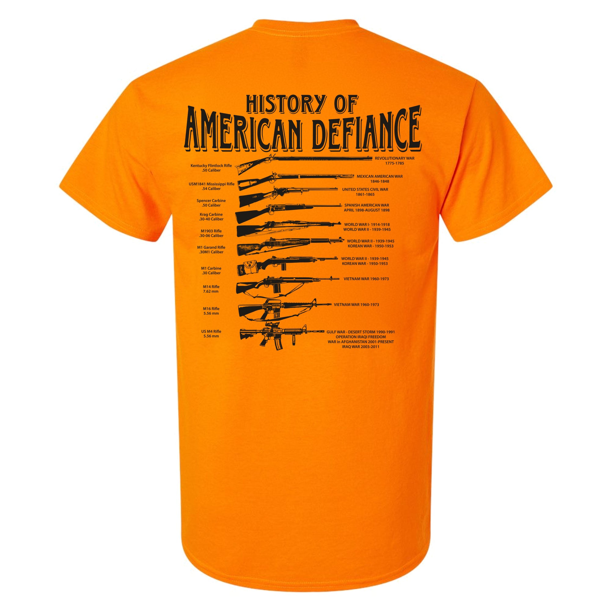 Historical Rifles T-Shirts - American Defiance