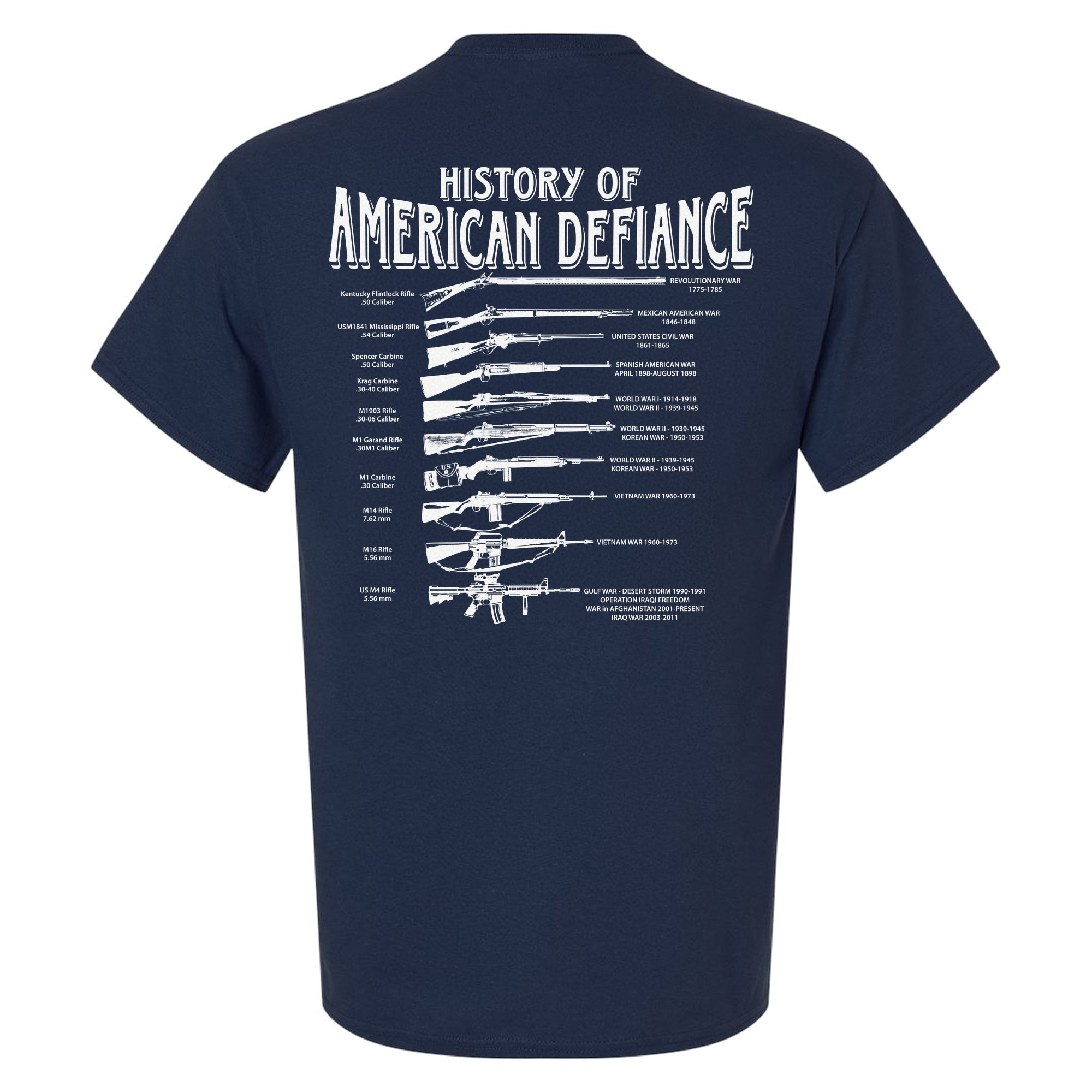 Historical Rifles T-Shirts - American Defiance