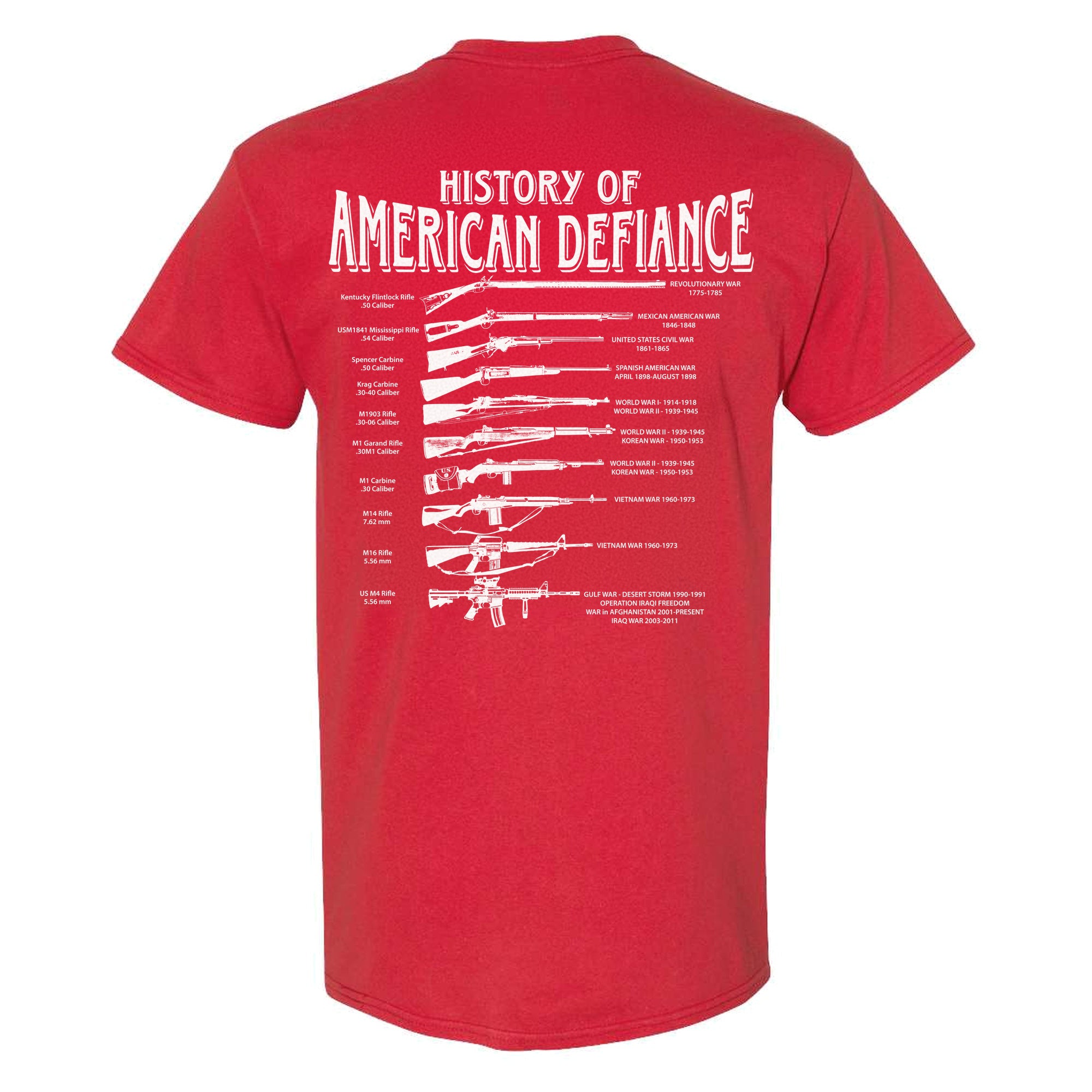 Historical Rifles T-Shirts - American Defiance