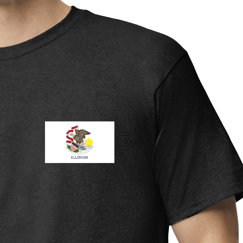 State Flag T-Shirts - Illinois