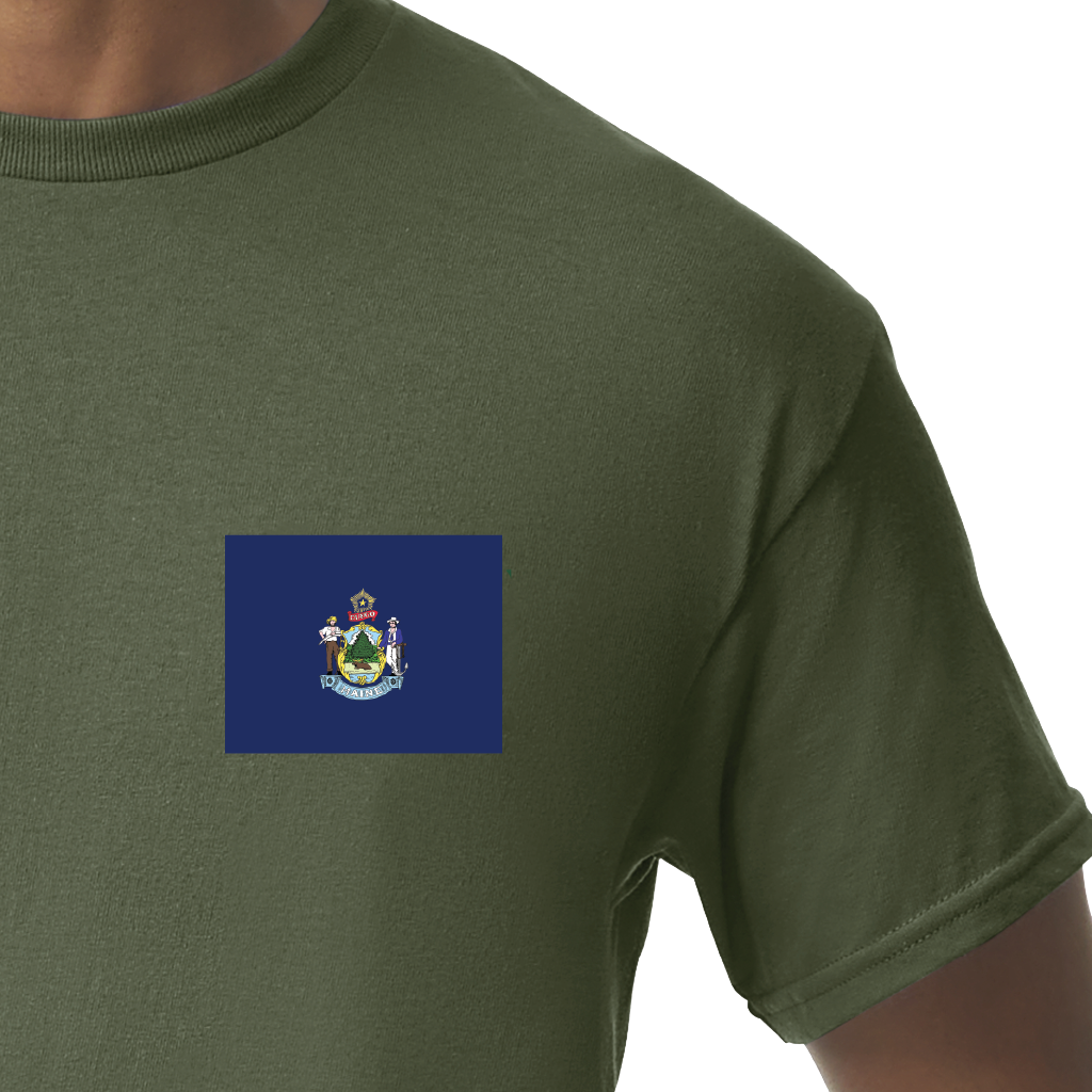State Flag T-Shirts - Maine