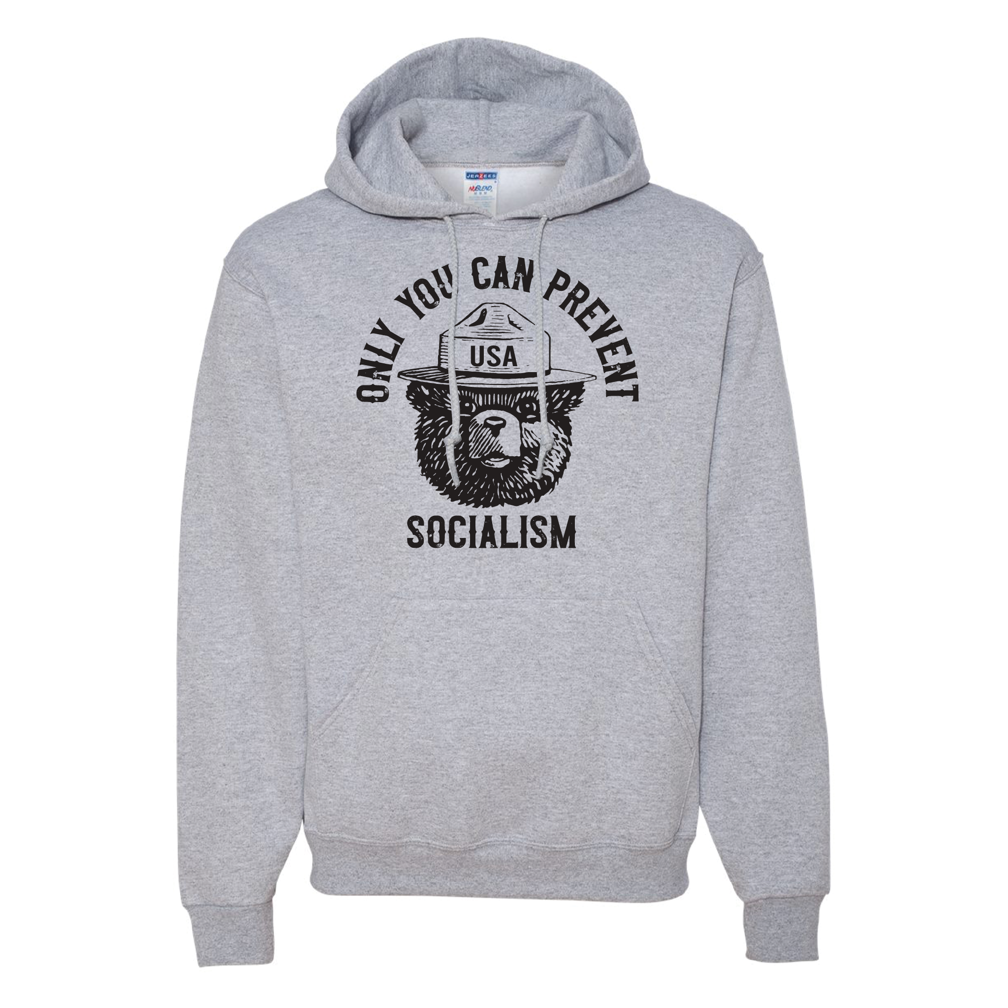 Smokey "Only You Can Prevent Socialism" Hooded Sweatshirts