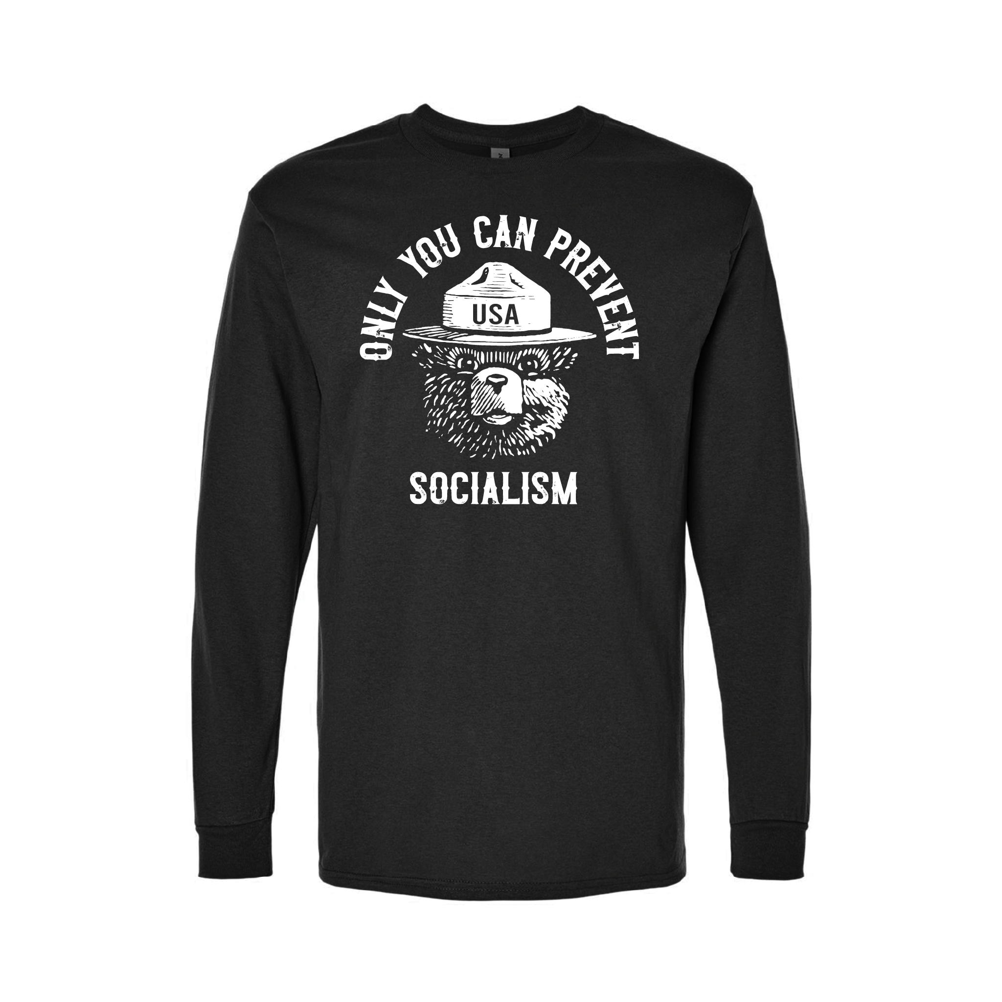 Smokey "Only You Can Prevent Socialism" Longsleeve Shirts