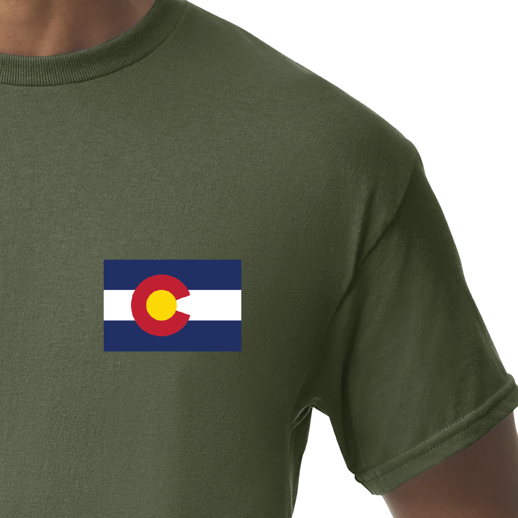 State Flag T-Shirts - Colorado