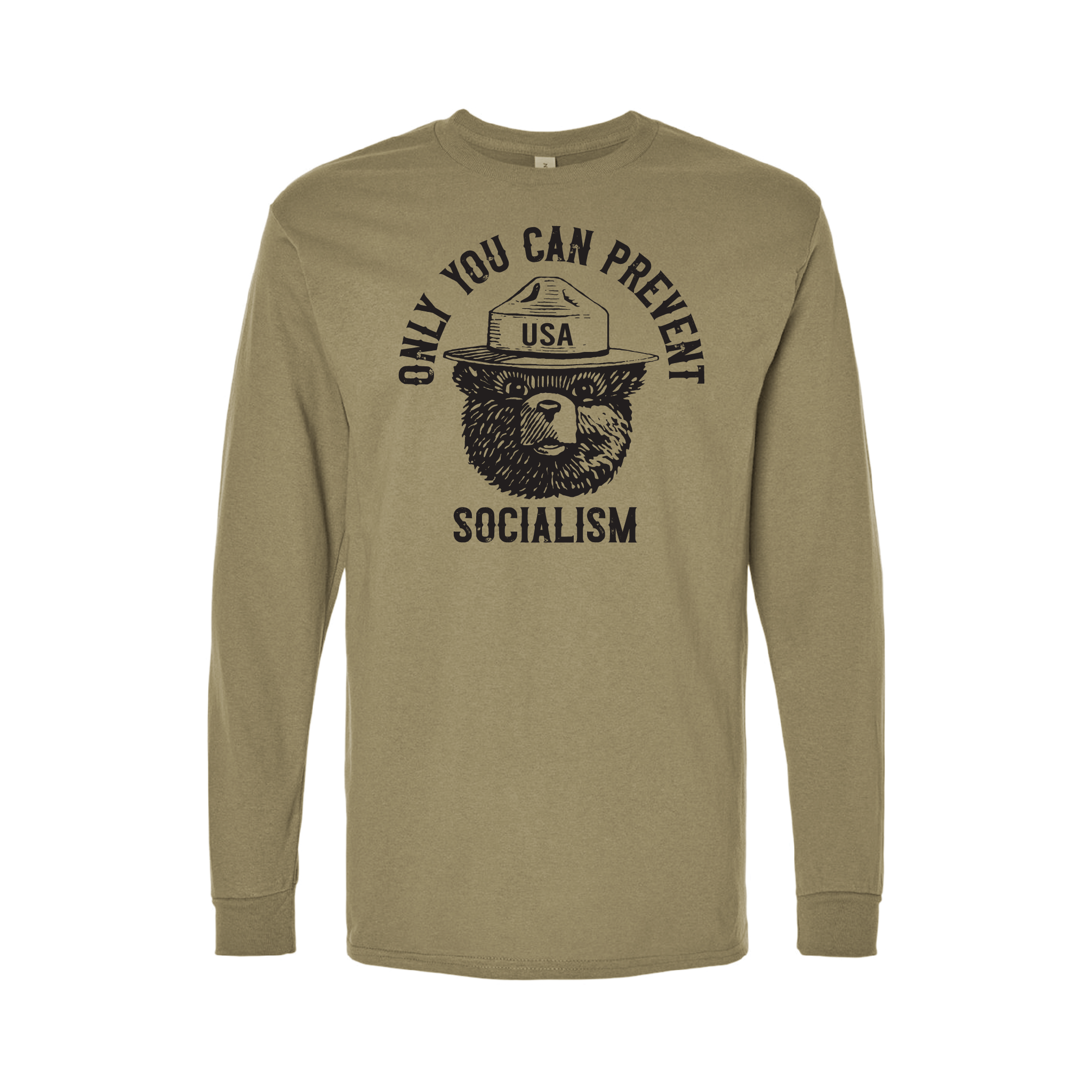 Smokey "Only You Can Prevent Socialism" Longsleeve Shirts