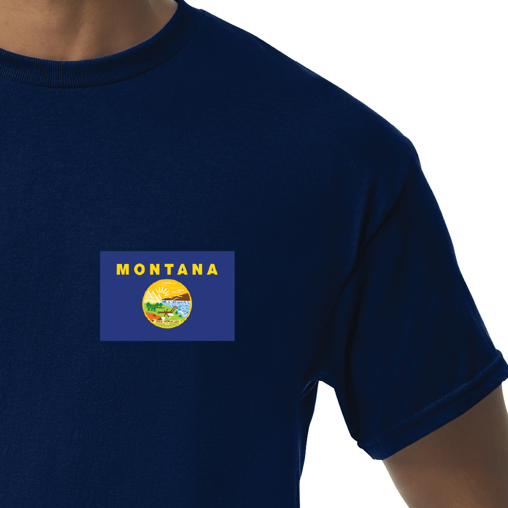 State Flag T-Shirts - Montana