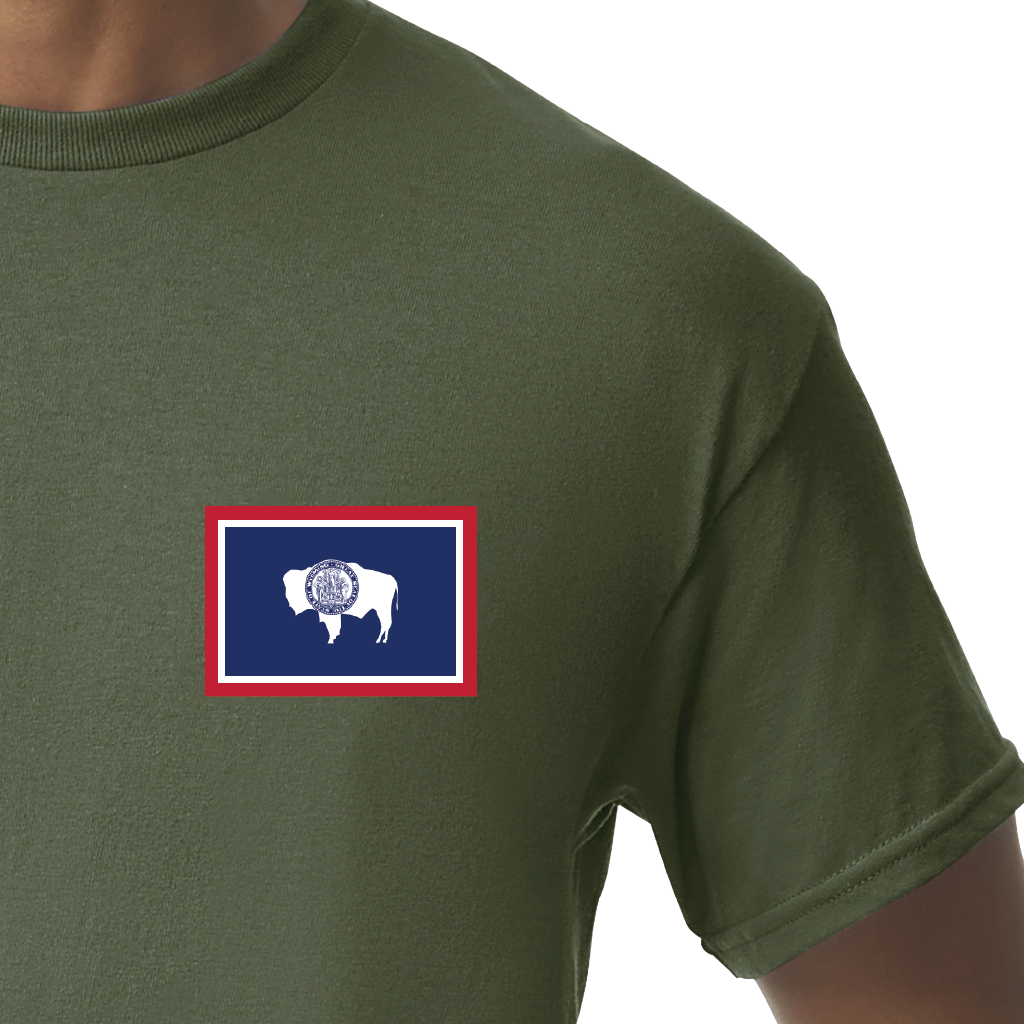 State Flag T-Shirts - Wyoming