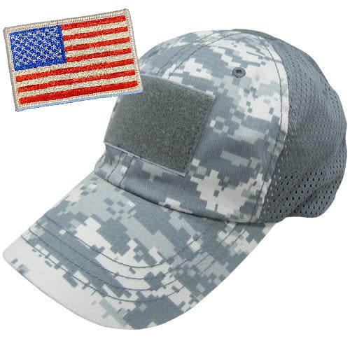 Clearance: Condor Digital ACU Tactical Cap Mesh Back - w USA Patch