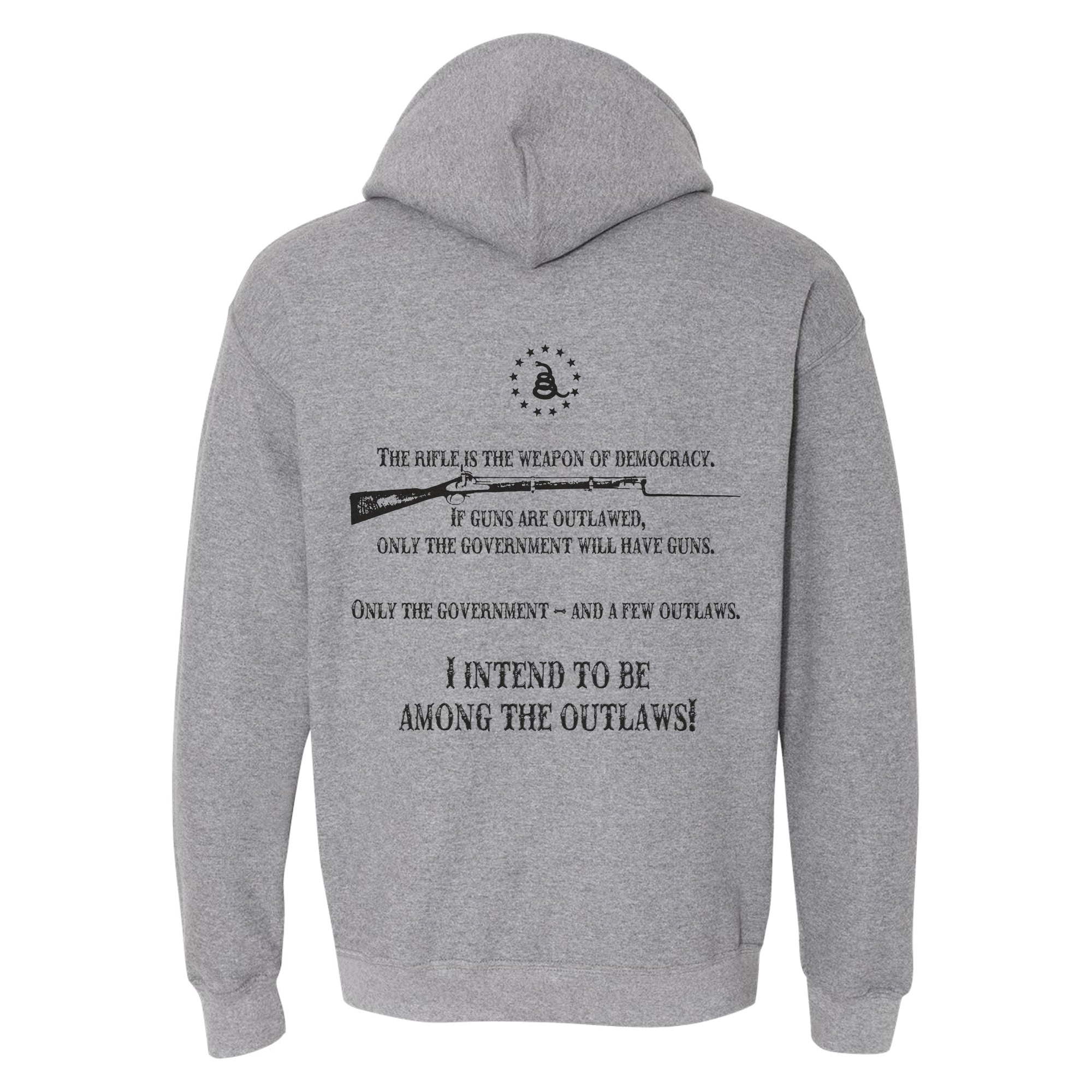 American Outlaw - Weapon Of Democracy - Hooded Sweatshirt