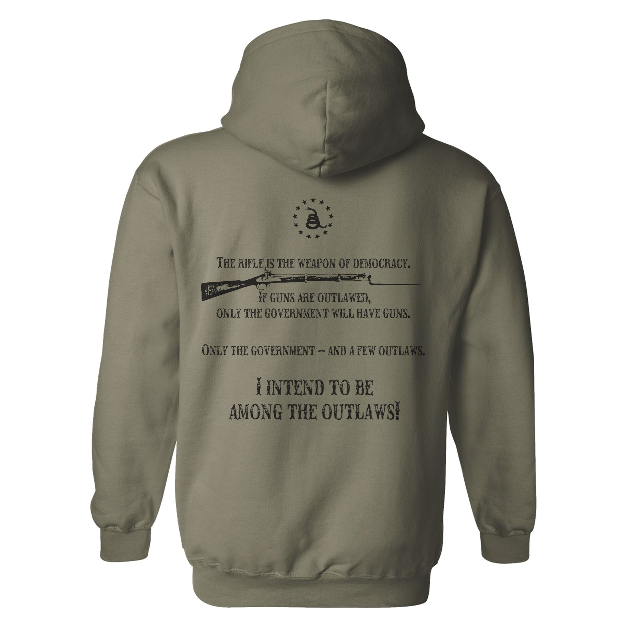 American Outlaw - Weapon Of Democracy - Hooded Sweatshirt