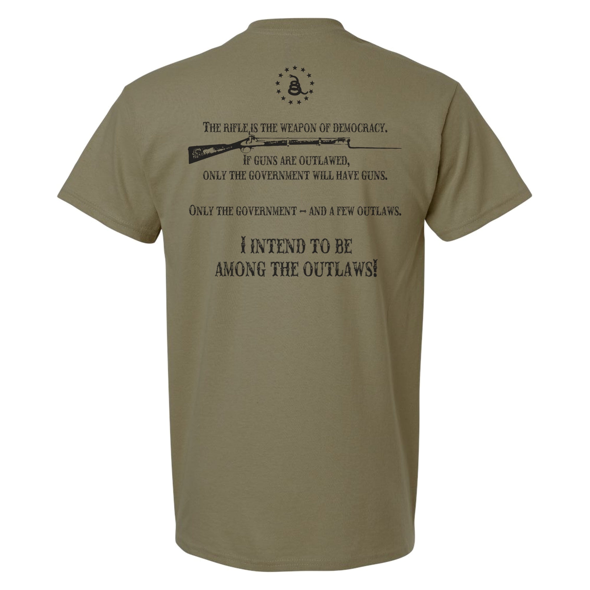 American Outlaw - Weapon Of Democracy - T-Shirt
