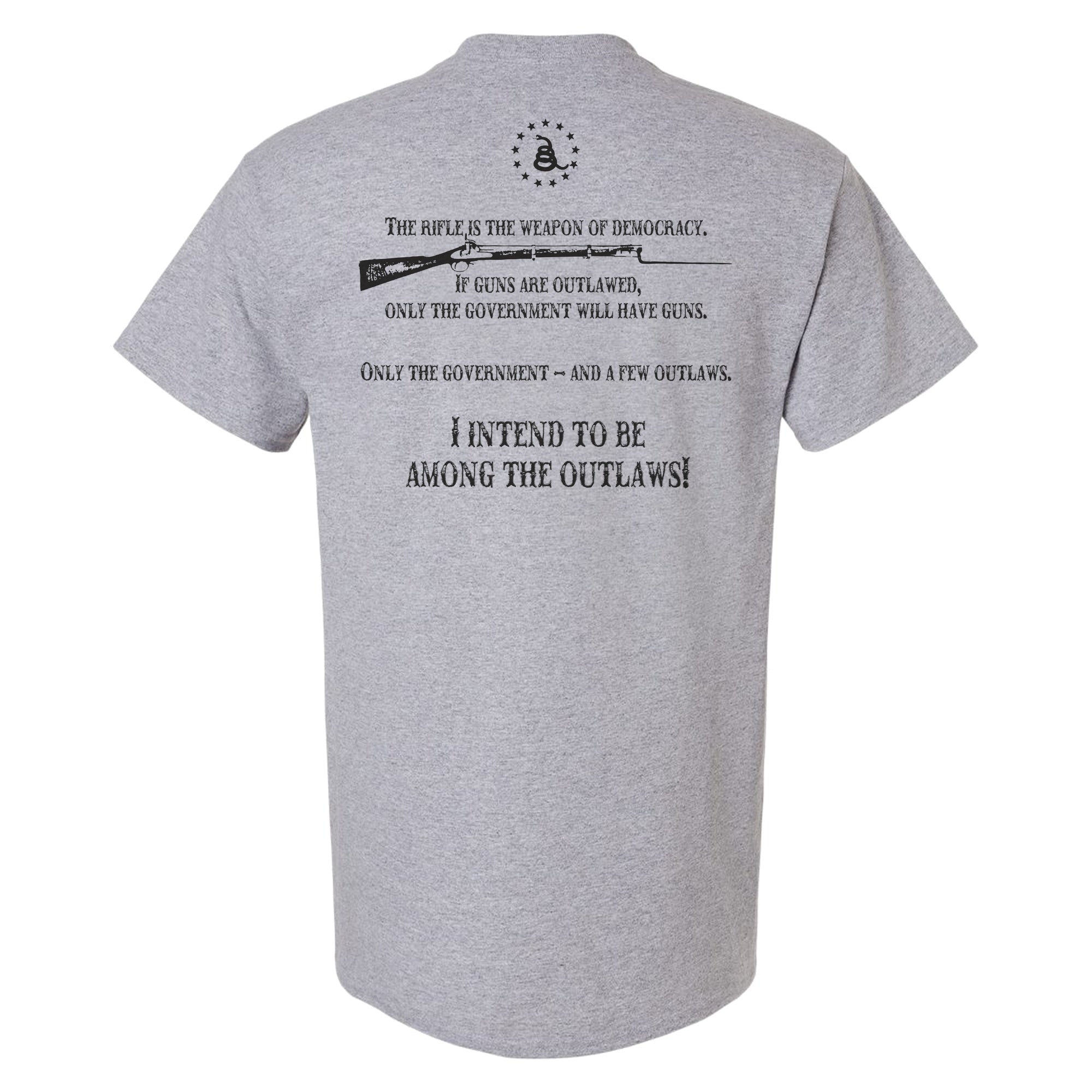 American Outlaw - Weapon Of Democracy - T-Shirt