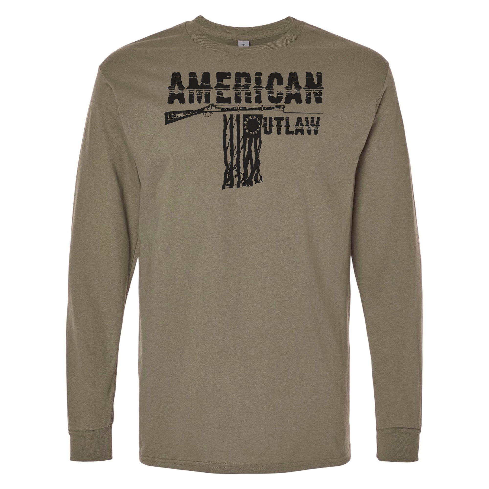 American Outlaw- Weapon Of Democracy - Longsleeve T-Shirt