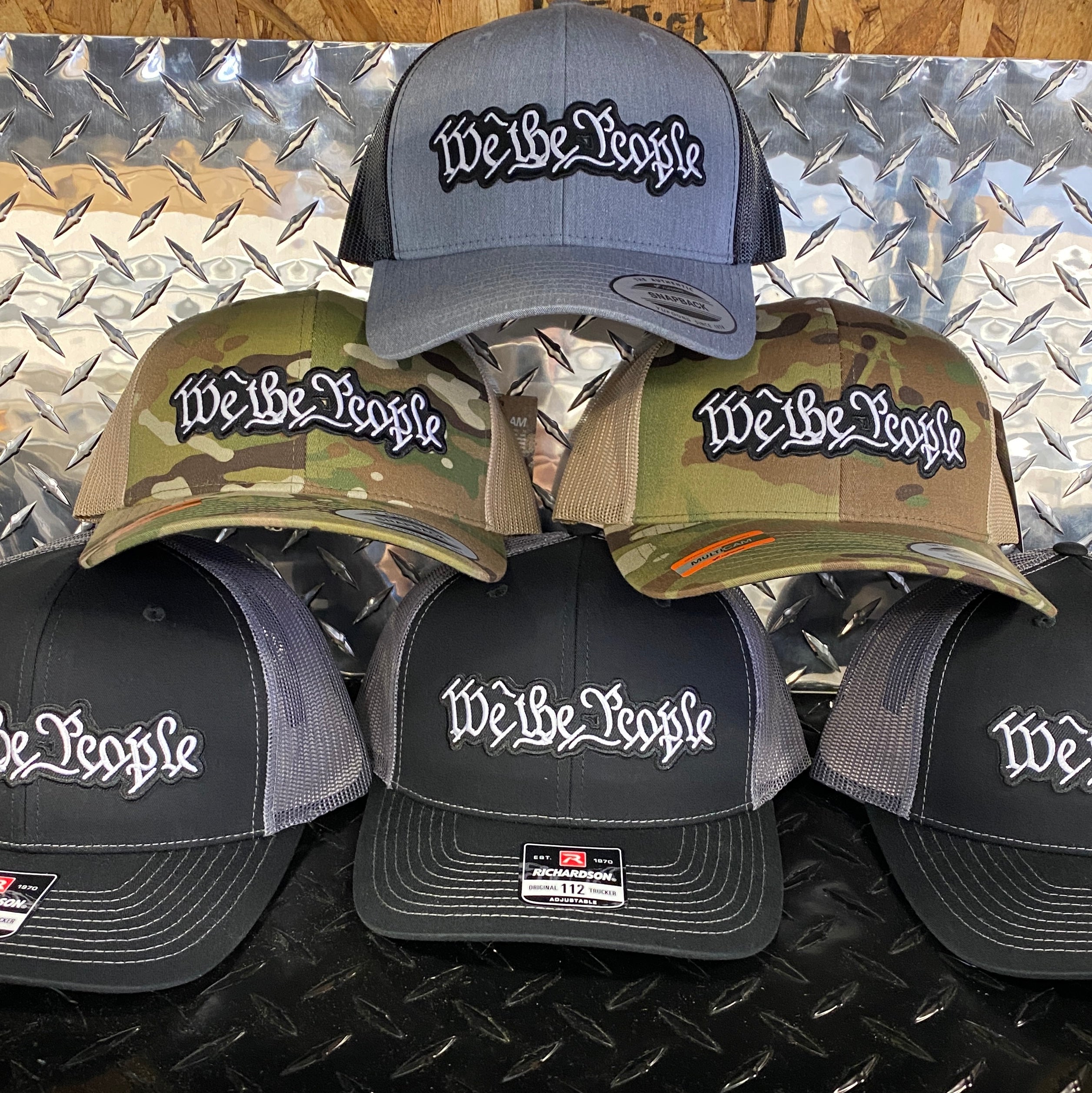 New : "We The People" Patch Trucker Hat