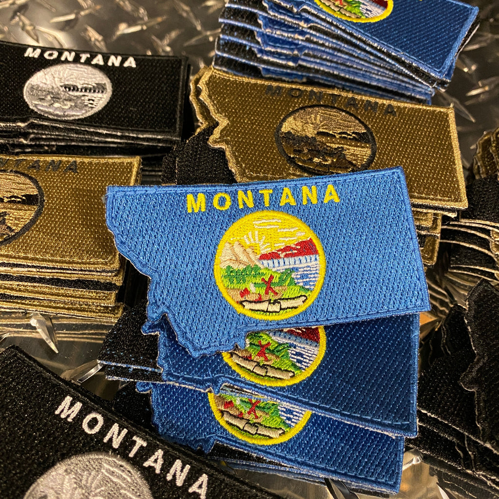 Die-Cut Montana State Patch