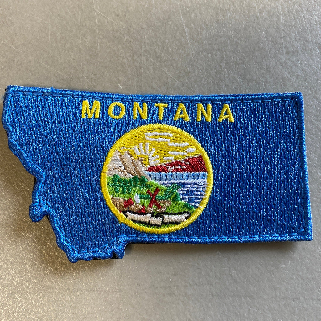 Die-Cut Montana State Patch
