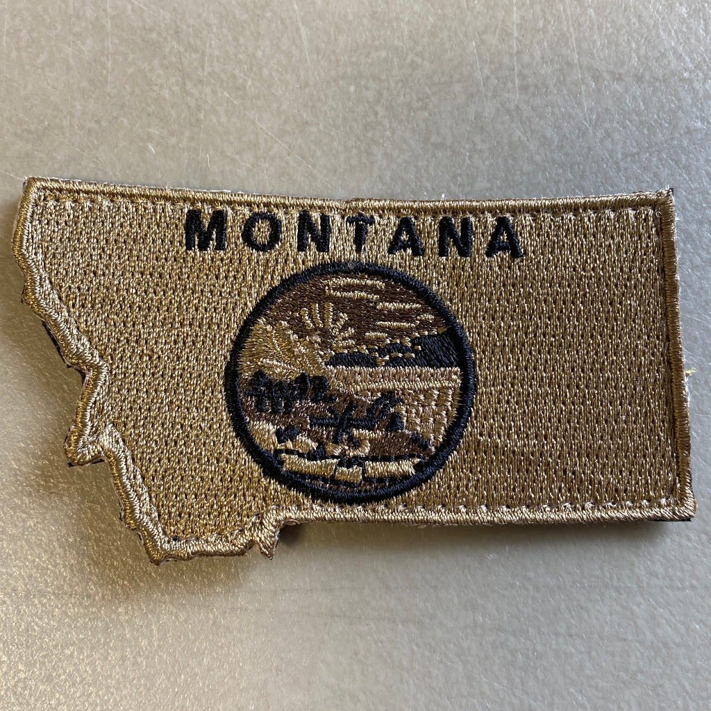 Die-Cut Montana State Patch
