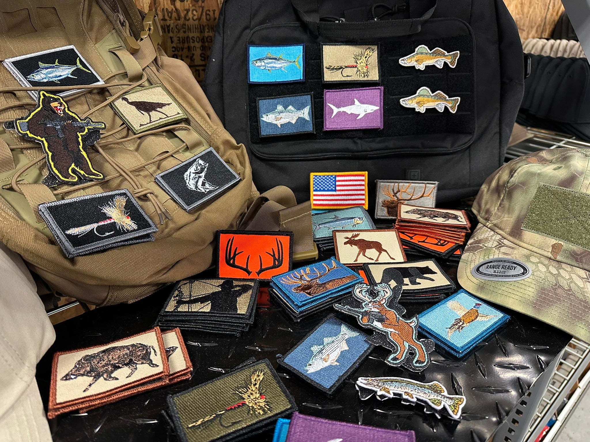 Build a 6-pack Tactical Patch Set-Up - $16 Special