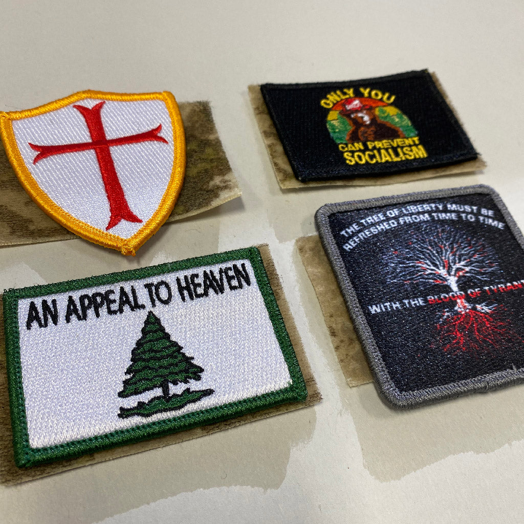 Build a 4-pack Tactical Patch Set-Up - $9.95 Special