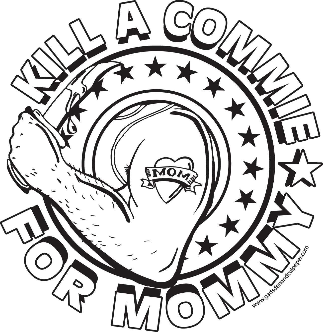 "Kill A Commie For Mommy" Hooded Sweatshirts