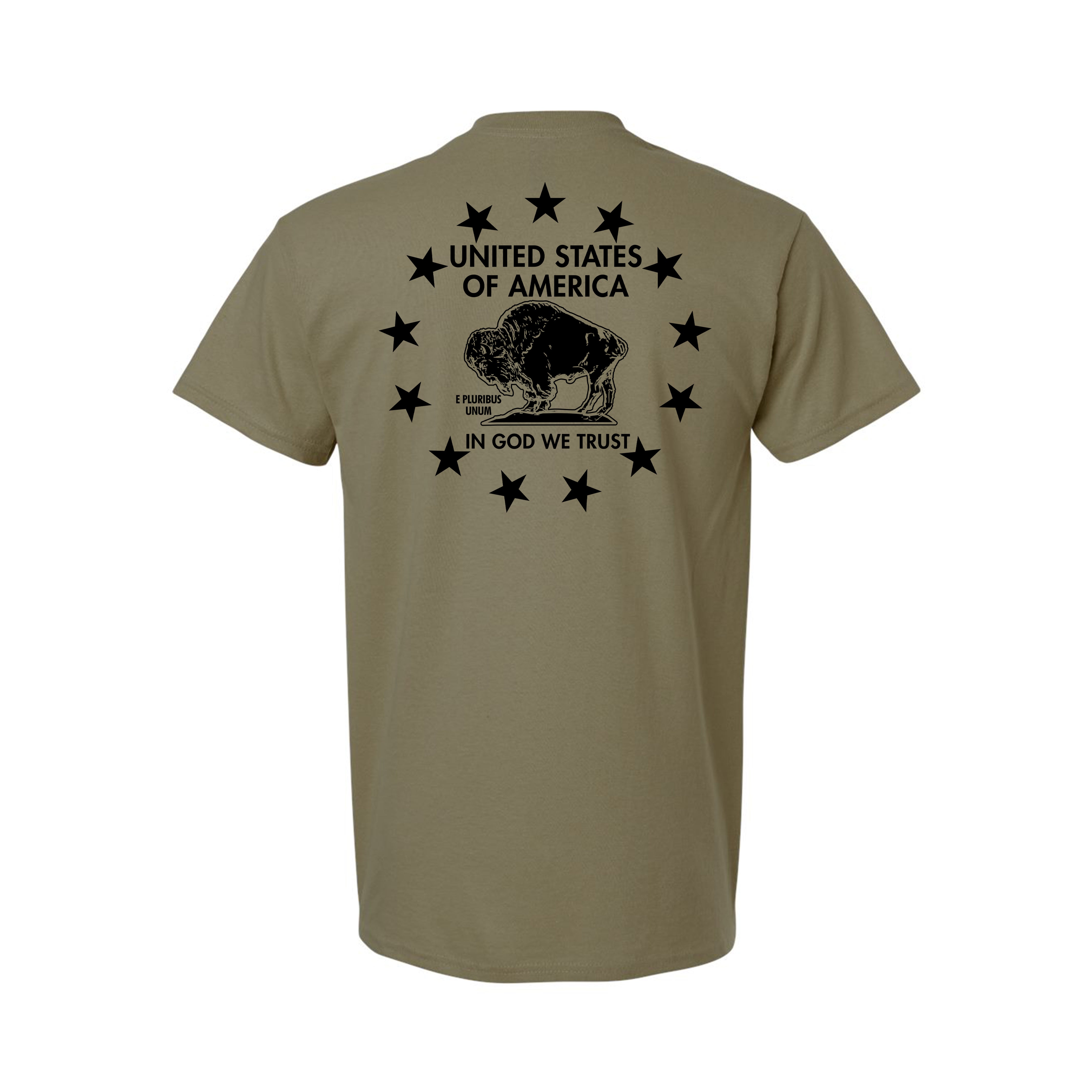 American Buffalo - God We Trust - Longsleeve T-Shirts