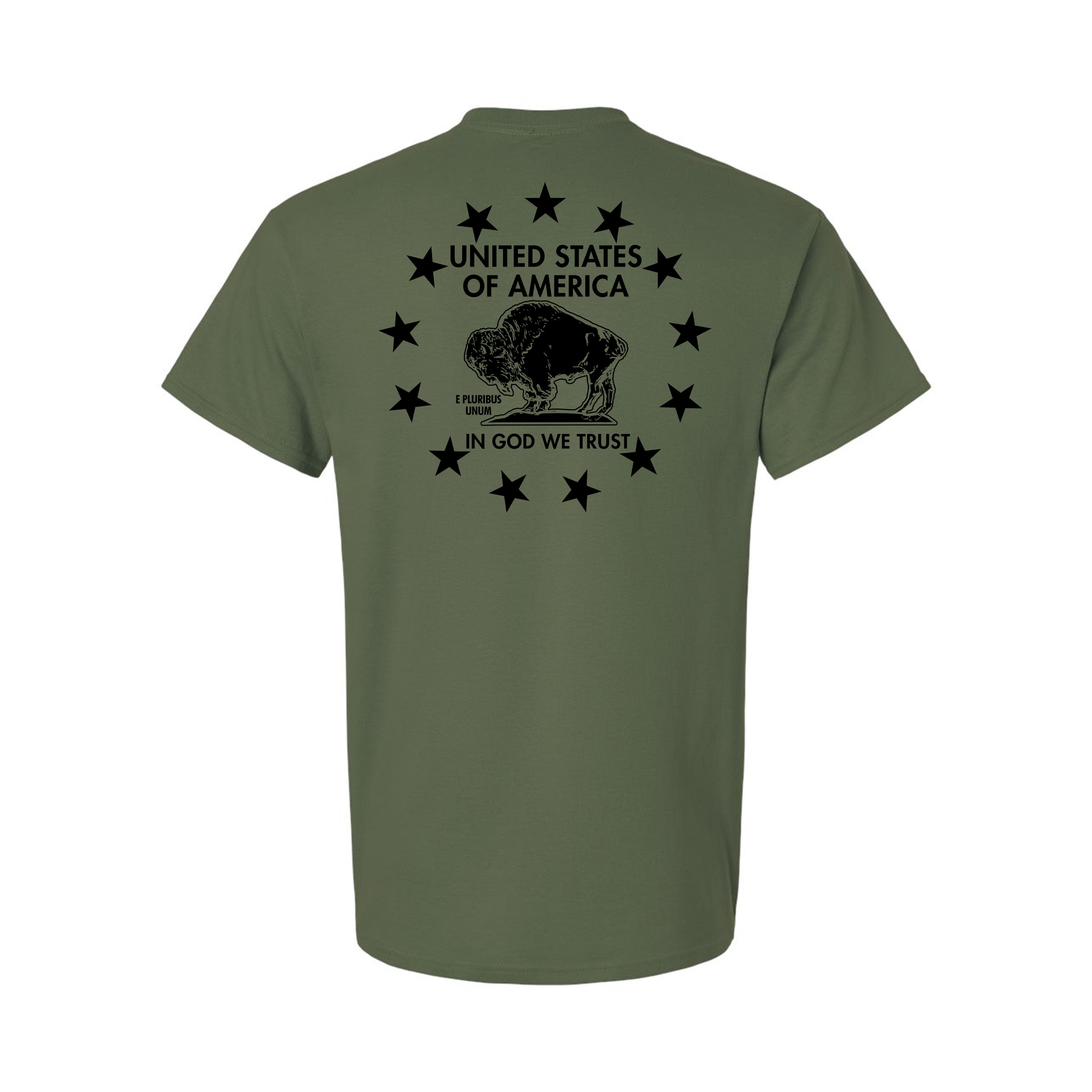 American Buffalo - God We Trust - Longsleeve T-Shirts