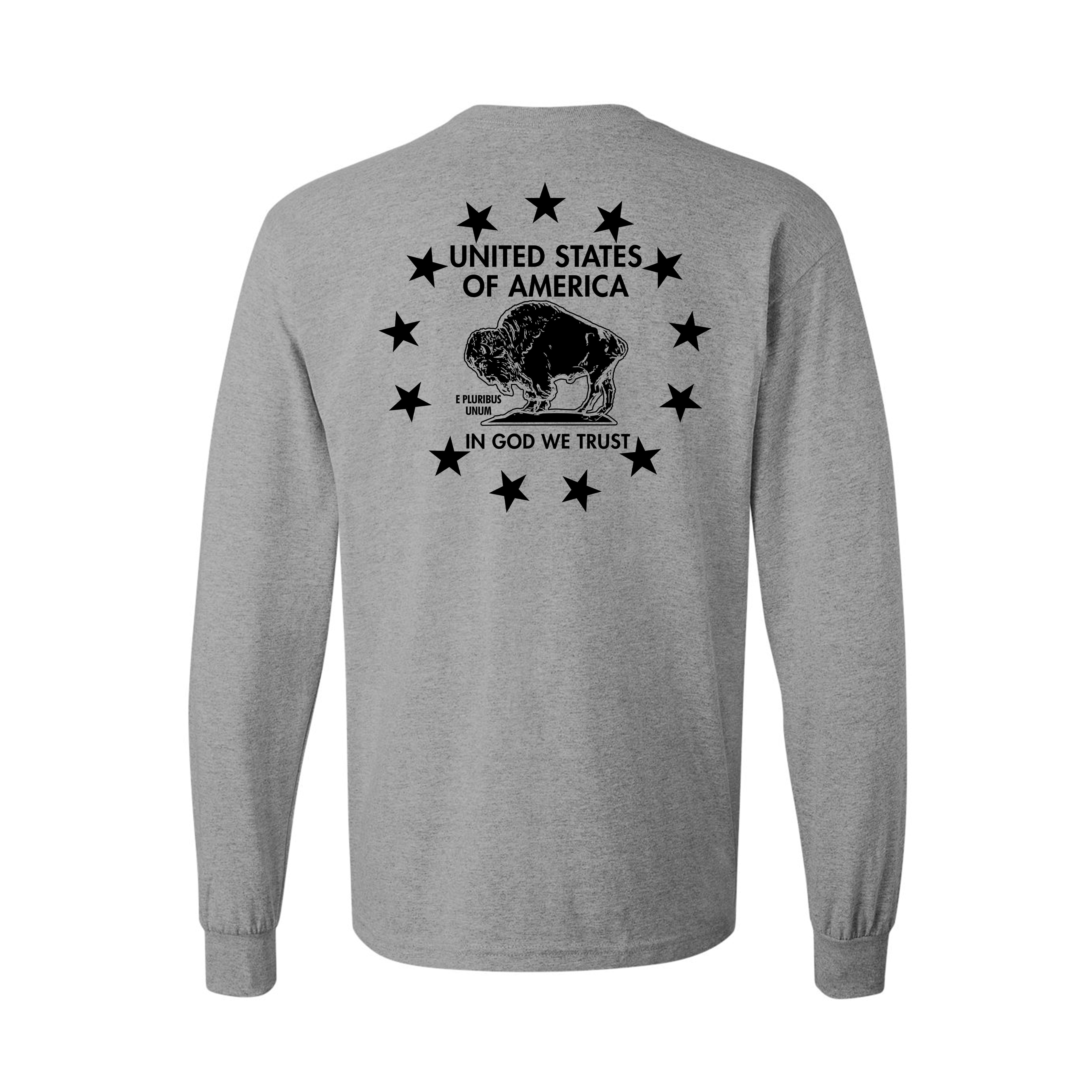 American Buffalo - God We Trust - Longsleeve T-Shirts