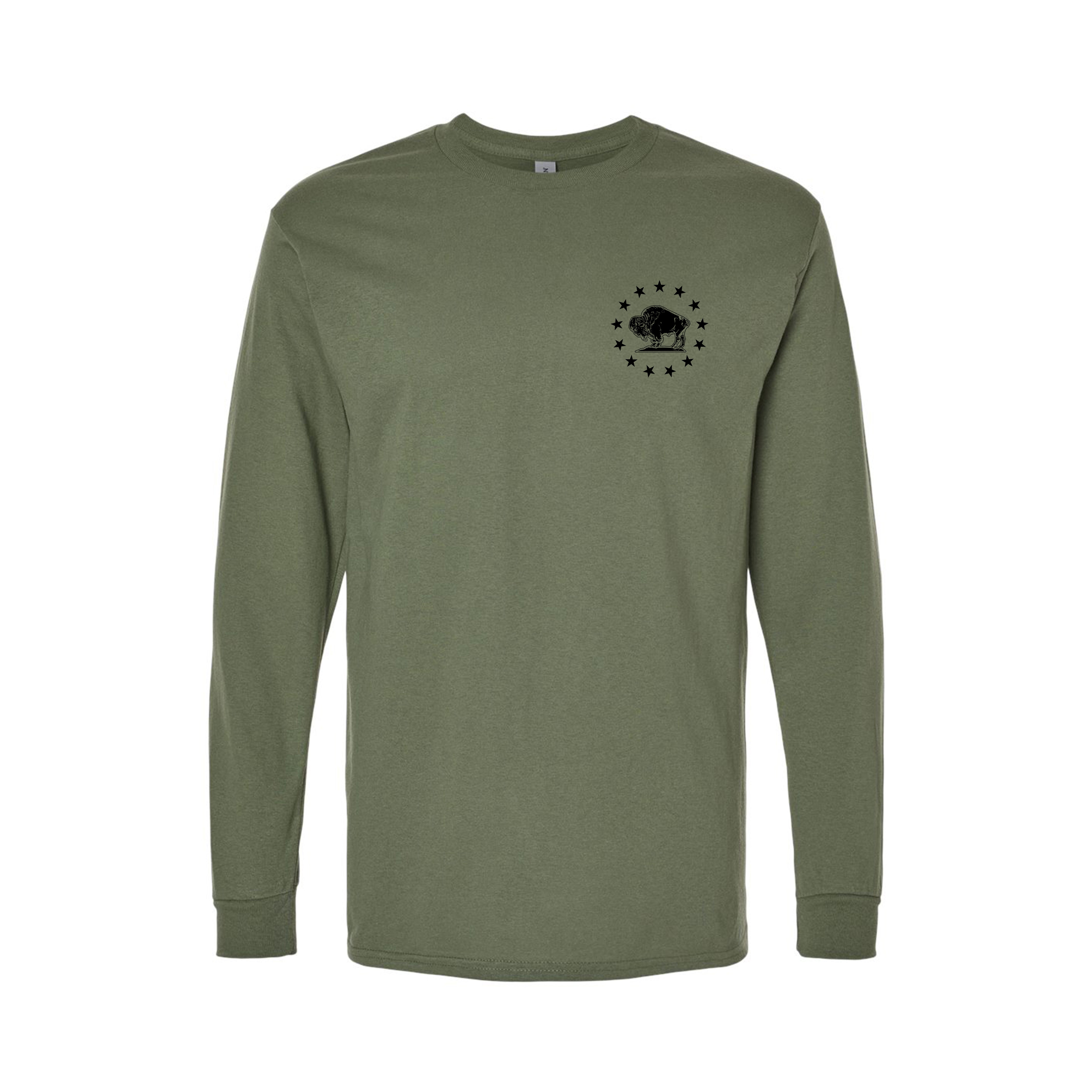 American Buffalo - God We Trust - Longsleeve T-Shirts