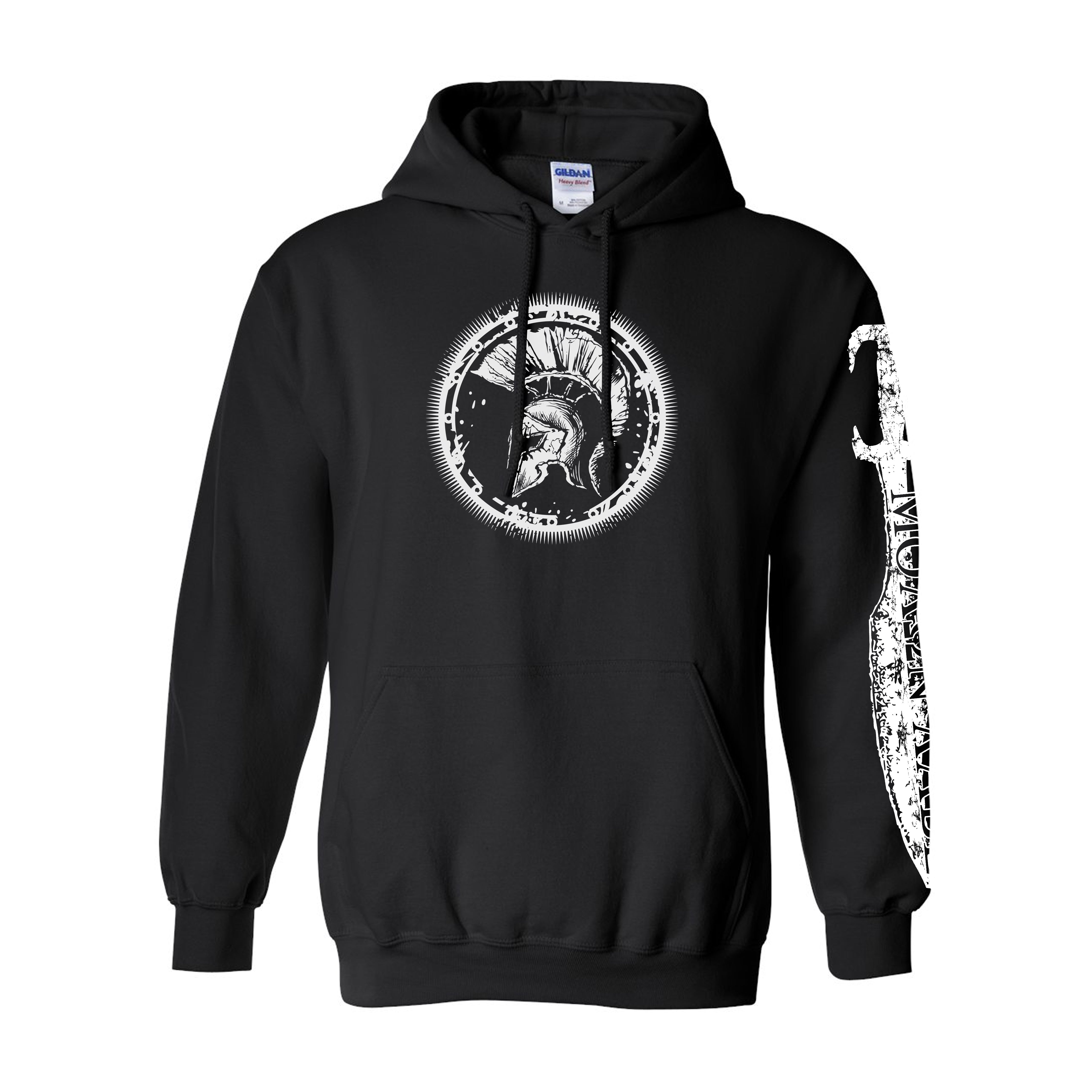 Molon Labe Hoody -  Xiphos Sleeve Print