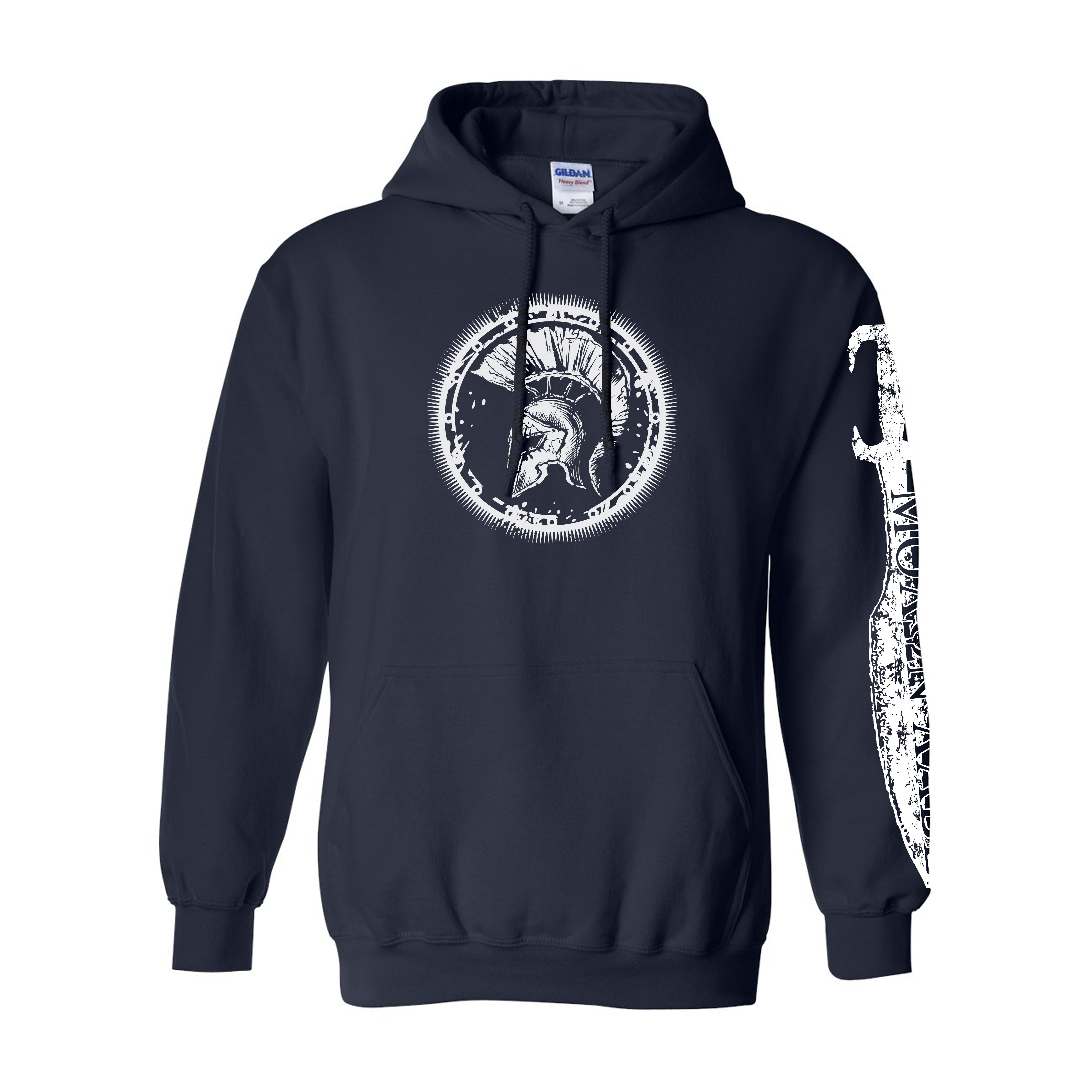 Molon Labe Hoody -  Xiphos Sleeve Print