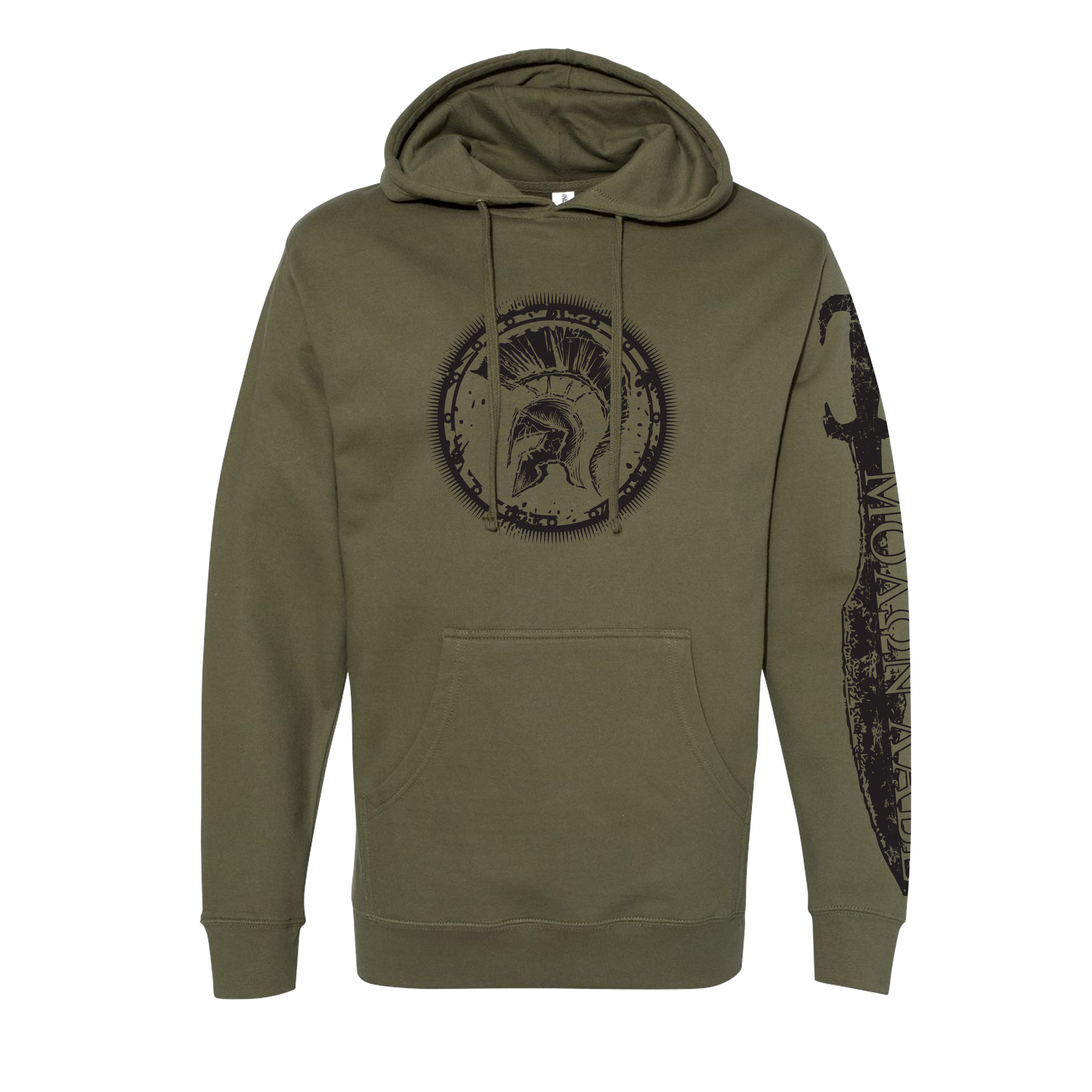 Molon Labe Hoody -  Xiphos Sleeve Print